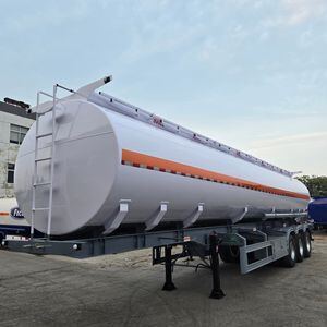 45M TRI-AXLE STAINLESS STEEL OIL TANKER SEMI TRAILER