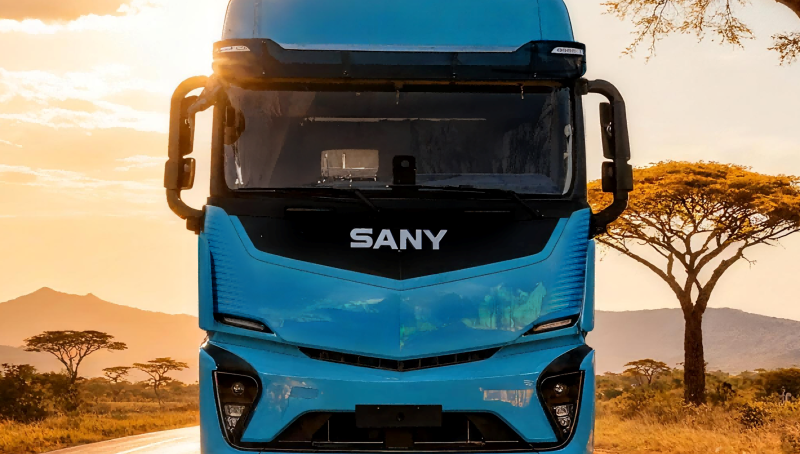 Electric heavy truck exterior design